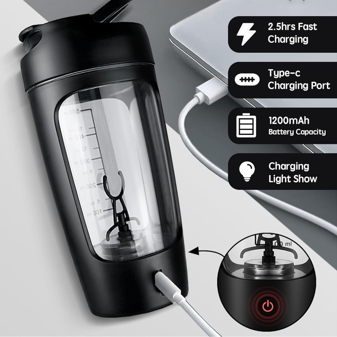 Automatic Protein Shaker Bottle