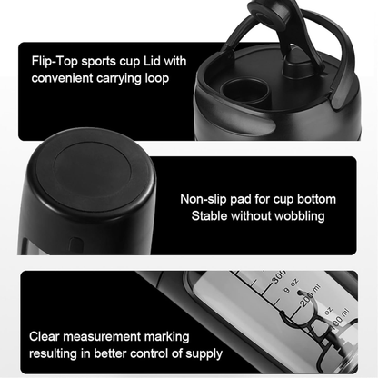 Automatic Protein Shaker Bottle